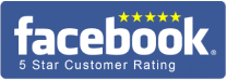 Facebook 5 star customer rating