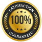 100% satisfaction guaranteed